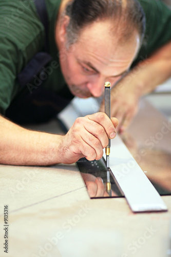 Photo: The worker,focus on a hand The worker,focus on a hand