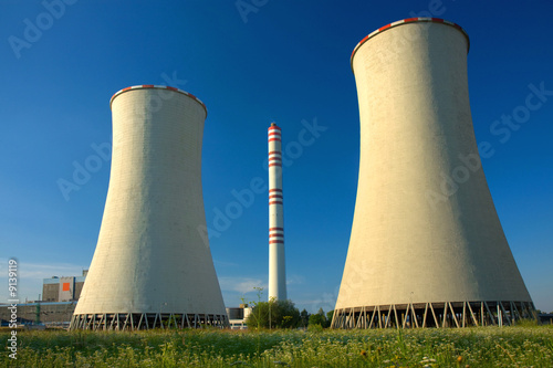 Photo: View of coal power-plant View of coal power-plant