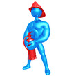 Fireman Calendar Pose