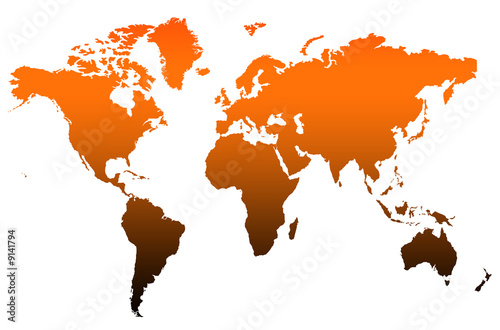 Illustration: world map high res world map high res