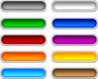 Beautiful shiny buttons. Vector illustration. Beautiful shiny buttons. Vector illustration.