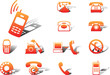 Set icons. Phones