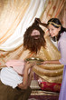 Princess Salome in triumph with the head of John the Baptist