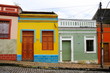Maisons colorées d'Olinda, Brésil. Maisons colorées d'Olinda, Brésil.