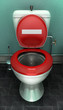Toilettes interdites