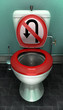 toilettes sens unique