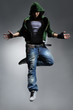 cool looking dancer makes a difficult jump cool looking dancer makes a difficult jump