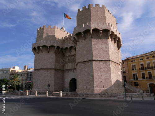 Photo: torres de serranos, valencia torres de serranos, valencia