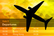 Travle Plane in Sunset