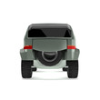 Concept of a future off-road concept car Rex. 3D render. Concept of a future off-road concept car Rex. 3D render.