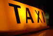 TAXI inscription