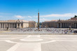 Saint Peter square in Rome Italy.