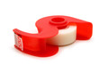 adhesive tape  on white background..