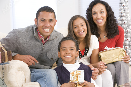 Photo: Family Portrait At Christmas Family Portrait At Christmas