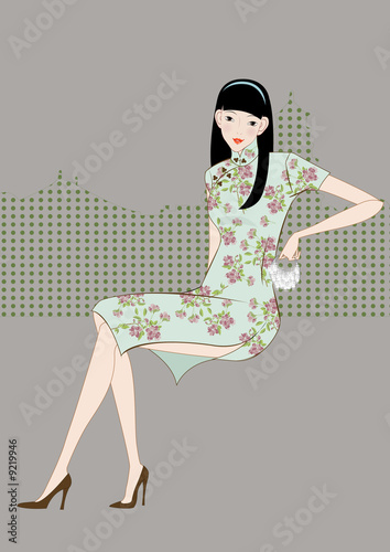 Illustration: beautiful woman beautiful woman