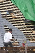 Chantier sur une toiture