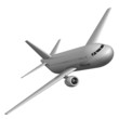 Isolated Airliner