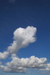 Cumulus Wolken türmen sich auf, Wetter