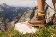 Austria, Salzburger Land, hiking man, low section