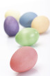 Colored easter eggs