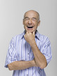 Portrait of a senior man, smiling Portrait of a senior man, smiling