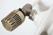 Thermostat on heating, close-up
