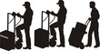 Silhoutte of Men Shipping