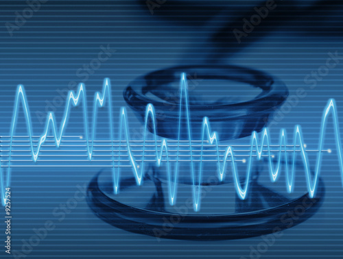 Illustration: large abstract image for medical technology large abstract image for medical technology