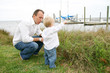 Foto: father and son outside father and son outside