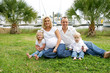 Foto: young family portrait young family portrait