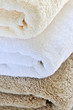 Background of soft stacked towels close up Background of soft stacked towels close up
