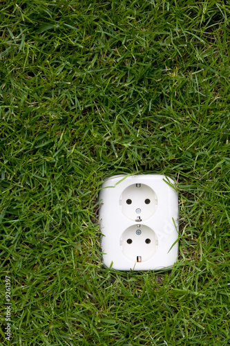 Photo: energy consept outllet in grass energy consept outllet in grass