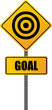 Goal Road Sign