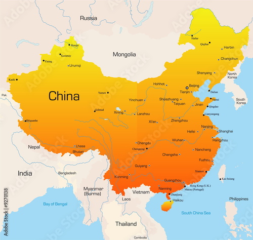 china map for kids. CHINA MAP VECTOR kids with