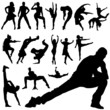 dancing people vector