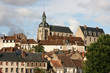 Picturesque, small town of Joigny. Burgundy, France Picturesque, small town of Joigny. Burgundy, France