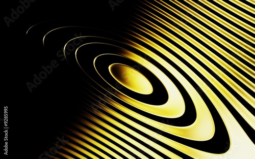 Illustration: gold rings with shadow gold rings with shadow