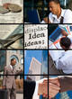 Collection and Collage of modern day business