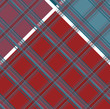 motif écossais en diagonale rouge