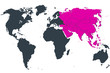 Weltkarte, world map