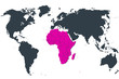 Weltkarte, world map