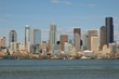 View on Seattle downtown from Puget Sound