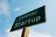 Sign at the entrance of Startup city, Washington Sign at the entrance of Startup city, Washington