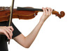Playing violin