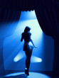 dancing woman on stage