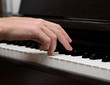 I music maker! Closeup photo of piano player mans handle. I music maker! Closeup photo of piano player mans handle.