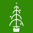 Abstract christmas vector tree