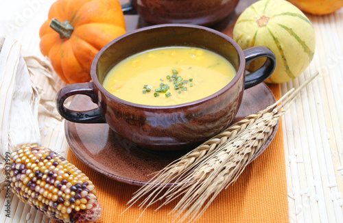kürbissuppe mit mais kürbissuppe mit mais