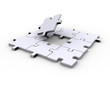 Jigsaw puzzle with a missing piece to complete Jigsaw puzzle with a missing piece to complete
