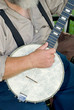 Close-up Playing Banjo
